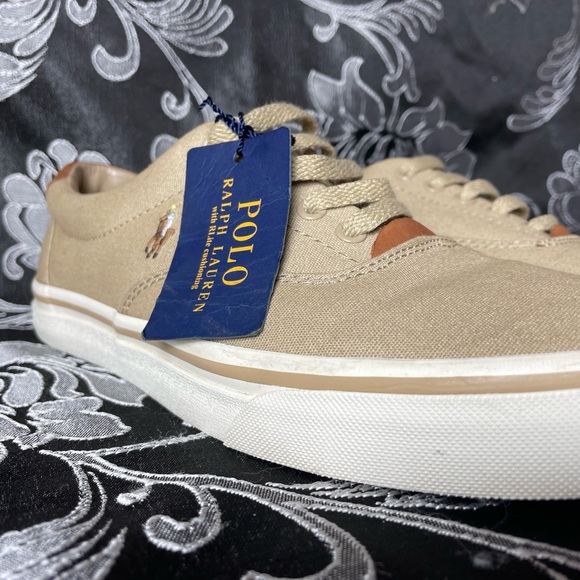 Polo Ralph Lauren Keaton canvas sneakers with RLite cushioning only worn 2 times - Picture 5 of 5